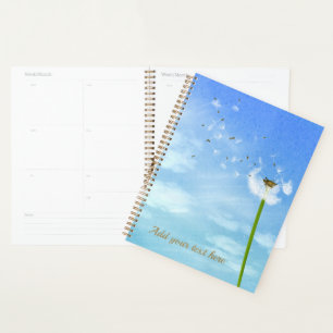 Agenda Personalizado Hermoso cielo azul y primavera tu te