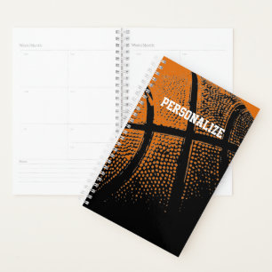 Agenda Personalizado jugador de baloncesto y entrenador p