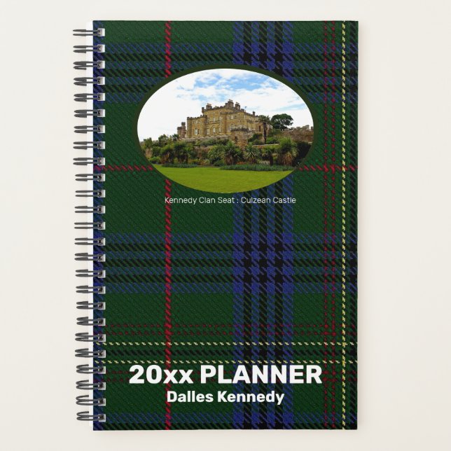 Agenda Personalizado Kennedy Scottish Castle Fotografía s (Anverso)