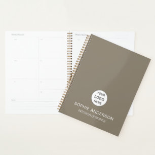 Agenda Personalizado Logotipo Diseñador Interior Tipo De