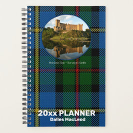 Agenda Personalizado MacLeod Clan Dunvegan Castle Mensual