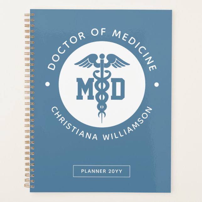 Agenda Personalizado Médica de Medicina Médica Graduación (Anverso)