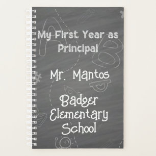 Agenda Personalizado Mi Primer Año Como Principal