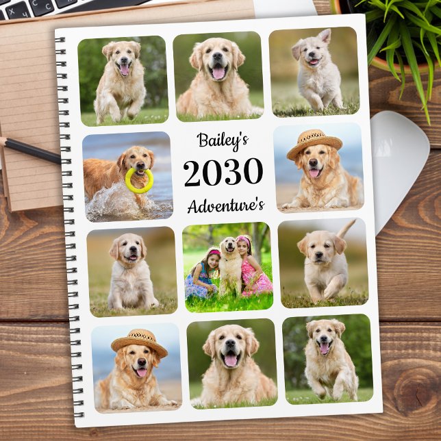 Agenda Personalizado moderno Mascota Perro 11 Collage de  (Subido por el creador)