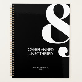 Agenda Personalizado Moderno Negro Empresarial Corporativ