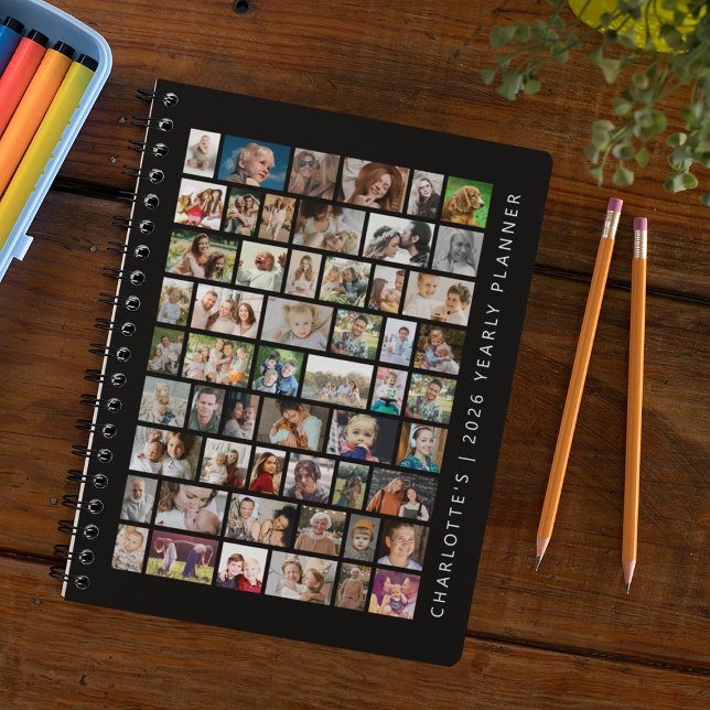 Agenda Personalizado negro 54 Collage de fotos (Subido por el creador)