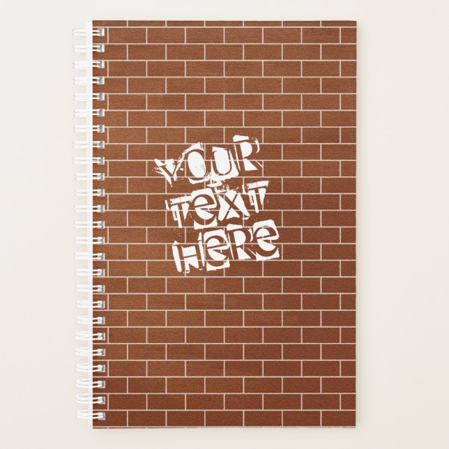 Agenda Personalizado Nombre de texto Planner Pared de lad (Anverso)