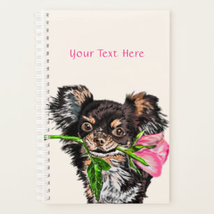 Agenda Personalizado Nombre de texto Planner Perro pequeñ