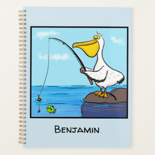 Agenda Personalizado pelícano de pesca divertida
