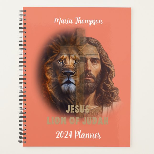 Agenda Personalizado Personalizado De León De Judá Planif (Anverso)