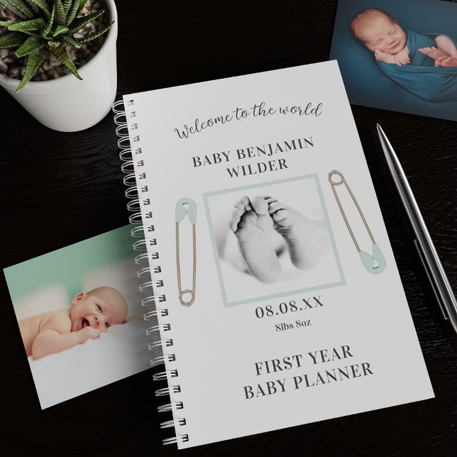 Agenda Personalizado Photo Boy Blue First Year Planner (Subido por el creador)