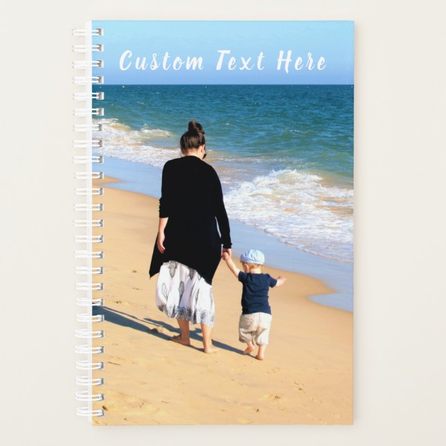 Agenda Personalizado PhotoText Planner Tus fotos familiar (Anverso)