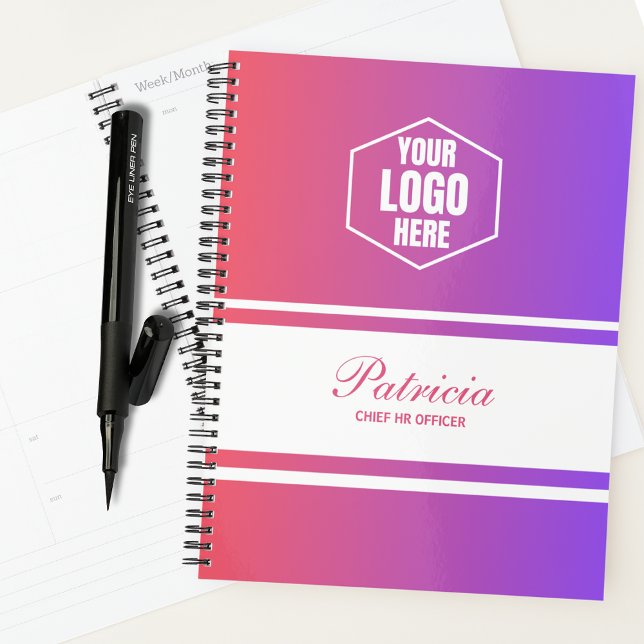 Agenda Personalizado Pinky Girly Company Branded Corporat (Subido por el creador)