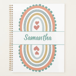 Agenda Personalizado/planchador de arco iris moderno pers