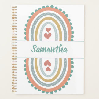 Agenda Personalizado/planchador de arco iris moderno pers