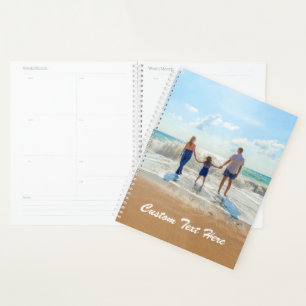 Agenda Personalizado Planner de fotos con tus fotos y tex
