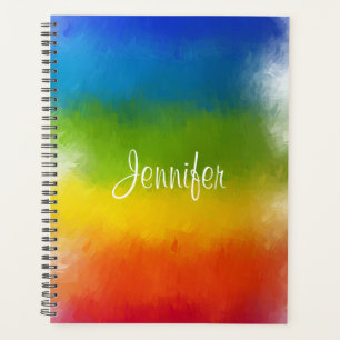 Agenda Personalizado Plantilla Moderna Elegante Guión Col