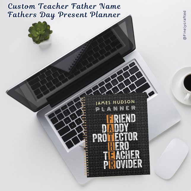Agenda Personalizado Profesor Padre Nombre Padres Día Pre (Subido por el creador)