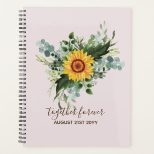 Agenda Personalizado Recién Matrimonios Rústicos Eucalypt