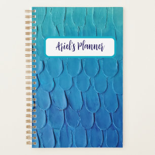 Agenda Personalizado Resumen Sirena De Ombre Azul Subacuá