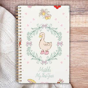 Agenda Personalizado rosado geés de tema cursi