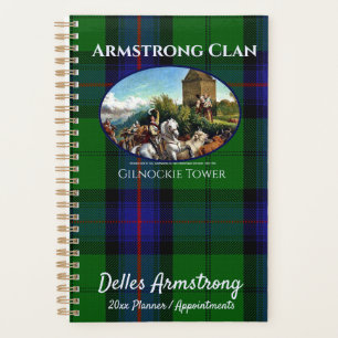 Agenda Personalizado Scottish Armstrong Clan Gilnockie We