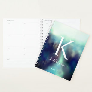 Agenda Personalizado Signature Watercolor Resumen Monogra