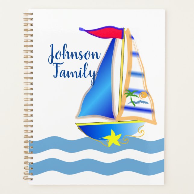 Agenda Personalizado Sunny Sailing Day (Anverso)