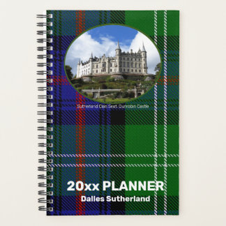 Agenda Personalizado Sutherland Scottish Clan Photo Weekl