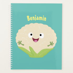 Agenda Personalizado vegetal de coliflor alegre y dulce