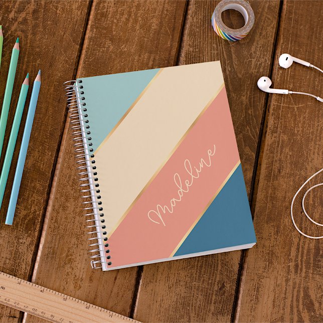 Agenda Personalizado Verde azulado Coral Azul Seafoam Ban (Subido por el creador)