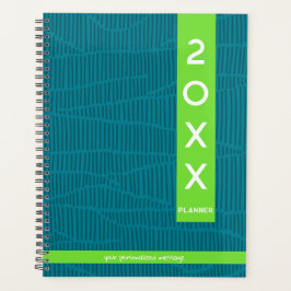 Agenda Personalizado verde moderno