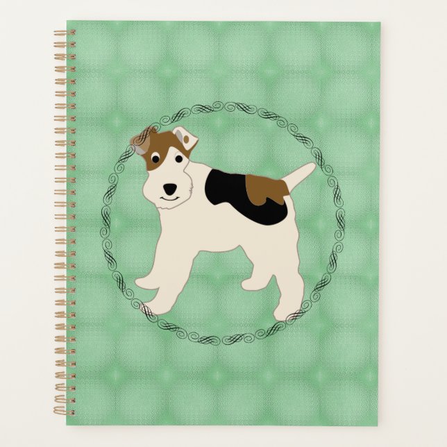 Agenda Personalizado Wire Fox Terrier (Anverso)