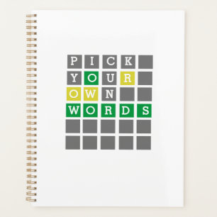 Agenda Personalizado Wordle