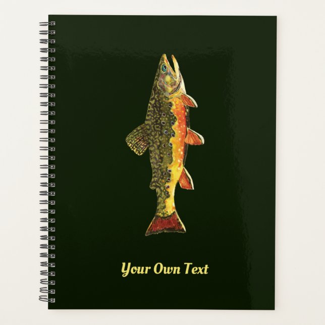 Agenda ¡Personalízalo! Brook Trout Fish (Anverso)