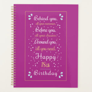 Agenda Personalizar con cumpleaños de edad editable