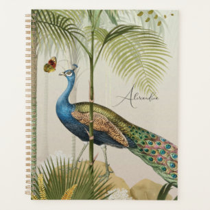 Agenda Personalizar el pavo real con mariposas
