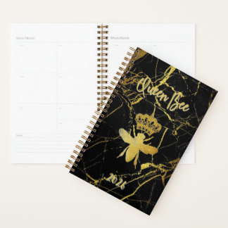 Agenda Personalizar QUEEN BEE Lady Boss Marble Mensual Da