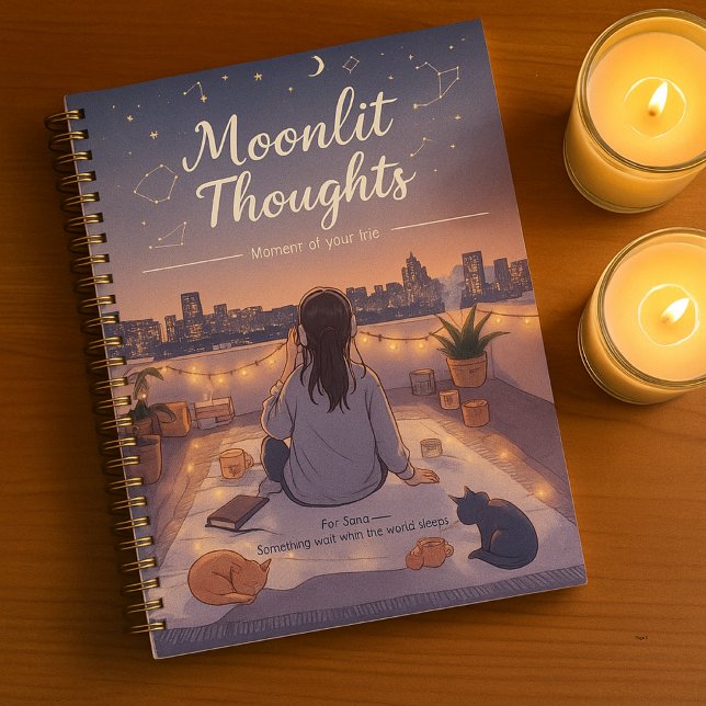 Agenda Personalize Stargazing Moonlit Cute Back to School (Subido por el creador)