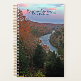 Agenda Personalized 2026 Scenic River Photo Planner