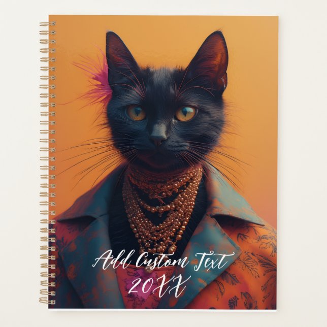 Agenda Personalized Cat Photo Playing Cards | Custom Pet  (Anverso)