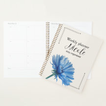 Personalized Cornflower Weekly Planner 