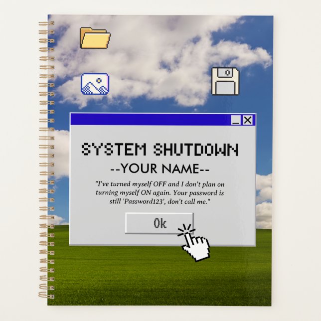 Agenda Personalized IT Retirement System Shutdown Retro (Anverso)