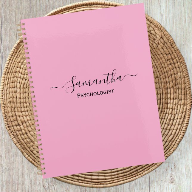 Agenda Personalized Pink Planner - Corporate Gift, PhD  (Subido por el creador)