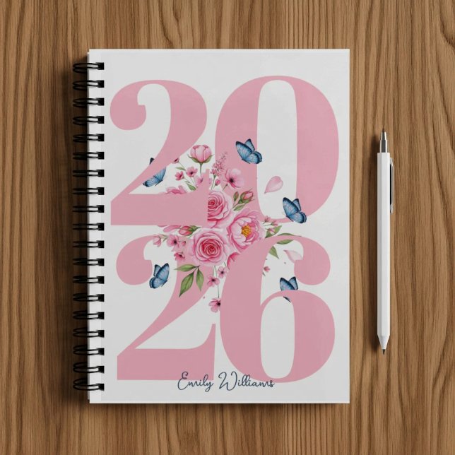 Agenda Personalized Pink Rose  (Subido por el creador)