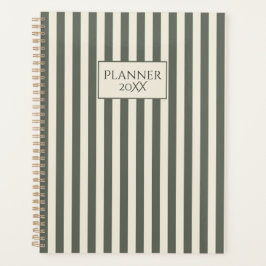 Agenda Personalized Striped Planner 20XX