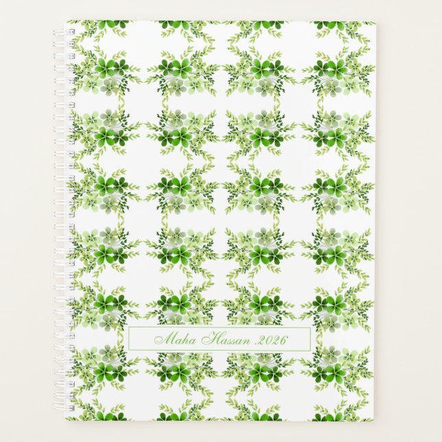 Agenda Personalized Watercolor Botanical (Anverso)