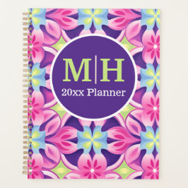 Agenda Perwinkle, rosa y lima salvaje