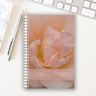 Agenda Pétalos rosa pálido