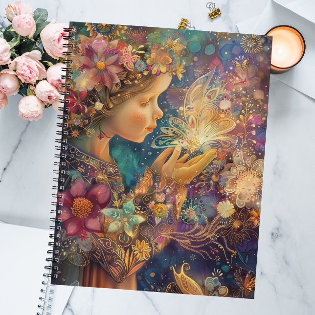 Agenda Pétalos y sueños singulares (Whimsical monthly planner)